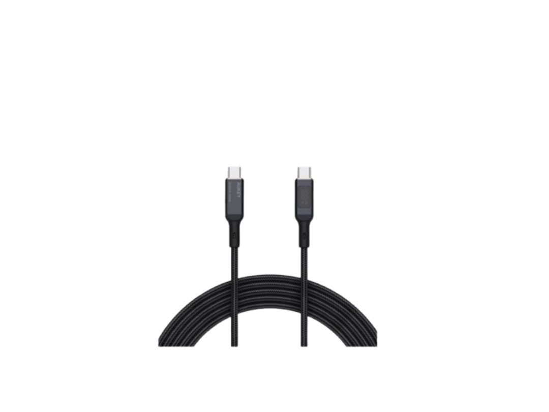 Buy Aukey USB-C to USB-C Nylon Braided Cable 100W 1.8m LCD Display in Qatar Buy Aukey USB-C to USB-C Nylon Braided Cable 100W 1.8m LCD Display in Qatar